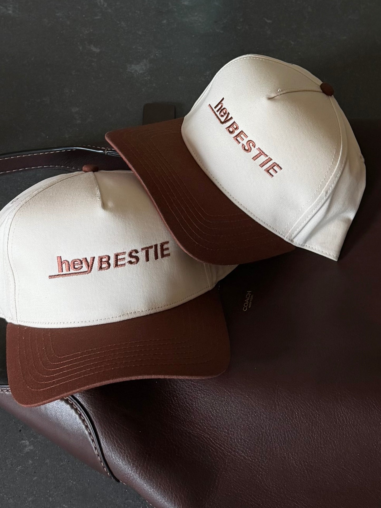Hey Bestie Hat - Coffee + Cream